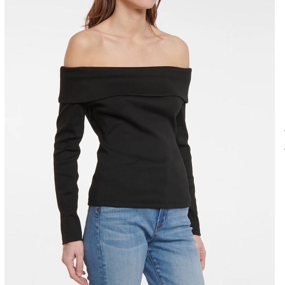 Veronica Beard NWT Fawsett Off-Shoulder Top - Picture 1 of 6